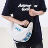 Bolsa de Ombro Moda Coreana Masculina 2025 Grande Capacidade Casual Nylon Transversal Bolsa Dumpling Tendência Cool Street Style Bolsa de Mensageiro para Mulheres