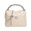 Bolso Tote Acolchado Estilo Chanel Vintage con Cadena 2026 Nuevo Bolso para Mujer Versátil para el Trabajo Bolso tipo Cubo para Hombro