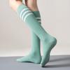 2022 otoño e invierno Nuevo Tres barras Viento Universitario calcetines largos de yoga cálidos Pilates danza calcetines de pantorrilla