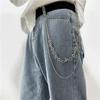 Europea y Americana Transfronteriza Hip-hop Punk Colgante Pentagrama Borla Cadena de Cintura Calle Popular Cadena de Metal Cadena de Pantalones Personalizada