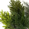 Ramas Decorativas de Pino Artificial Simulado Transfronterizas, Adornos de Plantas Verdes Decorativas de Tallo Único, Paisajismo para Interiores de Centros Comerciales, Accesorios para Arreglos Florales de Árbol de Navidad