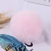 Producción de Llaveros de Bolas de Pelo para Coche, Colgantes para Bolsos de Mujer, Bolas de Pelo Sintético de Conejo de Peluche, Colgantes para Llaveros, Accesorios para Ropa y Zapatos