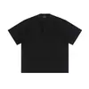 Camiseta de Manga Corta con Cuello Henley Estilo Americano de Moda Maoqiaoyi para Hombre, Top de Diseño Veraniego, Corte Holgado T26088
