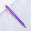 Nuevo Bolígrafo Promocional de Regalo Creativo con Mecanismo de Presión, Pegatina, Pedrería y Diseño Impreso. Suministros de Oficina en Stock