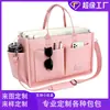 Bolsa de Lona Transfronteiriça para Mulheres, Grande Capacidade, Multibolsos, Bolsa Transversal Tendência, Alça Larga para Ombro, Bolsa de Mão Tote