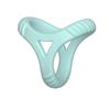 Anel de Silicone Bloqueador de Sêmen, Anel de Tripla Restrição, Anel Não Vibratório para Homens, Produtos Sexuais para Adultos Dropshipping