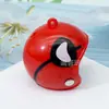 Capacete de pato de vento quebrado acessórios de libélula de bambu fábrica direta decoração para andar de carro elétrico capacete de pato amarelo treme o mesmo