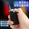 Encendedor de Llama Recta Plegable Resistente al Viento Fresco de Alto Valor de Fábrica Regalo de Gama Alta para Hombres al por Mayor
