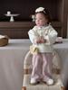 Ropa de Otoño e Invierno para Niños, Ropa Gruesa para Niños Estilo Coreano 2026, Conjunto de Otoño e Invierno para Bebé, Conjunto de Sudadera de Forro Polar y Pantalones Largos para Niñas
