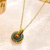 Pendientes Coloridos Vintage Esmaltados Venta al por mayor Transfronteriza Europea y Americana Pendientes y Collares de Moda Únicos Minimalistas de Nicho Estilo Ins para Mujeres