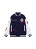 Chaqueta de Béisbol Bordada con Letras Retro Americanas para Hombre y Mujer, Nueva Chaqueta Versátil Casual Holgada para Primavera y Otoño