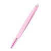 Pinza diagonal para cejas de acero inoxidable nueva pinzas para cejas portátiles dos en uno pinza para cejas cepillo para cejas herramientas de maquillaje de belleza al por mayor