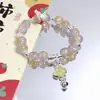 Explosiones Super Hada Bosque Cristal Luna Pulsera Femenina Diseño de Nicho Estudiante Joker Color Dulce Pulsera de Novia