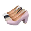 Zapatos de tacón grueso de tacón alto para mujer de primavera y otoño, tallas pequeñas 31/32/33, tallas grandes 40-43/44/45/46/47, stock de comercio exterior