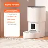 Alimentador Automático Inteligente para Pets com Câmera para Gatos e Cachorros, Programável, Controle de Porção, Visualização Remota, Comida para Gato Cachorro