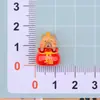 Mini Gorro de Año Nuevo Capibara Marrón Accesorios de Resina Festival de Primavera Sobre Rojo Bolsa de la Suerte Pasador Imán para Nevera Accesorios para el Cabello Llavero Al Por Mayor