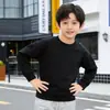 Sudadera de Algodón para Niños, Ropa Infantil para Primavera y Otoño 2025, Sudadera de Manga Larga de Color Sólido para Niñas Mayores, Suéter de Cuello Redondo para Niños