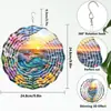 Amazon Sino dos Ventos Rotativo 3D Pendurado Decoração de Jardim Exterior Varanda de Casa Sino dos Ventos de PVC Ornamento Pendurado de Jardim