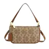 Moda de Comercio Exterior Bolso de Mujer 2026 Nuevo Verano Bolso de Hombro Elegante de Gama Alta Bolso Cuadrado Pequeño con Estampado Retro Bolso Cruzado de Moda