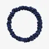 Solo 22 MMI anillo de pelo de seda de trompeta 1 cm cuerda para el pelo de seda de morera sellado con aguja manual banda para el pelo popular en Instagram