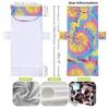 Nueva funda de microfibra para silla de playa, toalla reclinable, bolsa para toalla de playa, serie tie-dye con impresión digital 3D, una pieza