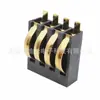 Conector de batería de cobre fosforado 2-10P espaciado 2.0 plástico altura 3.0 altura del resorte 1.6H soporte de batería de arco