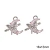 Pingente Ornamento de Metal Liga Estrela de Cinco Pontas Lua Pingente Artesanal DIY Acessórios de Ornamento Acessórios para Pulseira Colar