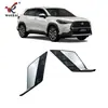 Adecuado para Toyota 20 Corolla Cross Parachoques Trasero Modificado Lámpara Antiniebla Tira Brillante Decorativa Marco de Cubierta de Lámpara Antiniebla Trasera