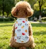 Nuevo Chaleco Estampado de Dibujos Animados Iins Fresco y Transpirable para Perros Pequeños, Adecuado para Todas las Estaciones