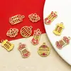 Ábaco de Oro Antiguo para Atraer Riqueza, Colgante de Aleación Auspicioso y Deseoso Cuerda de Mano DIY Accesorios para Joyería Venta al por Mayor