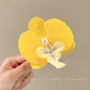 Vacaciones en la playa clip floral de plátano para el pelo pinza de garra floral de dopamina para recogidos en la parte posterior de la cabeza accesorio para el cabello adorno para el pelo