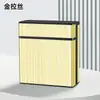 Nuevo Estuche para Cigarrillos de Súper Gran Capacidad con 40 Paquetes, Caja de Almacenamiento Ampliada, Tapa abatible de un toque, Anticompresión y a prueba de humedad, Regalo Creativo para Hombre