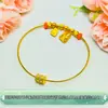 Pulseira de Argola DIY de Prata Pura 999 com Cintura Fina para Mulheres, Ajustável, Luxo Leve, Sensação de Alto Padrão, Pulseira de Círculo Simples