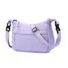 Bolsa Transversal Versátil Leve de Verão para Mulheres, Lazer ao Ar Livre, Viagem, Estilo Coreano, Tendência, Literária, Simples, de Ombro, Transversal