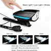 Luz de Bicicleta Bocina Faro Carga USB Alto Decibelio Montaña Niños Coche Infantil Iluminación Nocturna para Ciclismo Faro Accesorios para Ciclismo
