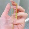 Colar Princess Please Fortune para mulheres com todos os jogos High-end Sense Niche Light Luxury 2024 New Style Collarbone Chain Pendant para namorada