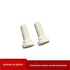 Parafusos de Nylon Isolados Serrilhados Pequenos Cabeça Dupla Redonda Parafusos Manuais de Plástico Parafusos de Plástico Parafusos M6