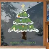 Decoraciones Estáticas Navideñas Transfronterizas para Ventanas Pegatinas para Ventanas de Cristal Pegatinas Decorativas para Ventanas Flores para Ventanas 2027