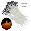 Vela Artesanal Pavio de Cera de Soja Pavio de Algodão Sem Fumaça Flor Importada Fio de Algodão Pavio Copo de Vidro Material Caseiro Vela de Aromaterapia