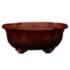 Vaso de flor de areia roxa vaso quadrado para bonsai plantio de flor verde de mesa pilha velha Banyan Tree jardinagem suculenta interior rocalha atacado