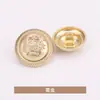 Casaco Metal Estilo Britânico Leão Duplo Pequeno Perfume Roupa Corta-vento Jaqueta Roupa de Lã Botões Sensação de Alto Nível