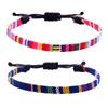 Pulseras Trenzadas con Nudo Peruano Ajustables Estilo Bohemio Transfronterizo Europeo y Americano para Parejas Pulseras de Playa para Surfear para Mujeres