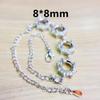 Porta vacío bañado en plata 925 para manualidades, Pulsera de cobre puro hecha a medida, Porta vacío para pulsera bañado en oro blanco, Procesamiento de incrustación de piedras preciosas
