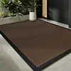 Alfombrilla de malla elástica para puerta de entrada para villas y casas de lujo, felpudo para quitar el polvo y raspar la suciedad para uso doméstico, alfombra resistente a la suciedad y antideslizante
