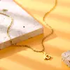Colar de aço inoxidável personalizado mais vendido internacionalmente novo colar com letra a-z feminino personalizado nicho corrente clavícula atacado