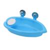 Caja Baño para Aves Caja Baño para Aves Tipo Colgante de Pared Baño Habitación de Baño Multifuncional Cuenco para Alimentos Comedero para Loros