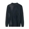Em EstoqueSuéter Outono e Inverno Estilo Old Money Masculino Gola Redonda Pai Espessado Quente