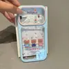 Três gatinhos e ursinhos se transformam instantaneamente no Apple 17 Pro Max, adequado para iPhone 16, capa transparente céu estrelado dopamina