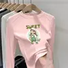 Camiseta de manga larga de forro polar 2026 otoño e invierno para niños y bebés, capa base de cuello redondo, top cálido cepillado para niñas