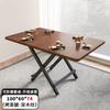 Mesa dobrável Mesa de jantar Mesa quadrada Mesa doméstica simples 1 m Mesa de jantar 90cm Mesa dobrável ao ar livre e cadeira para apartamento pequeno